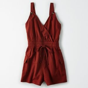American Eagle Utility Romper